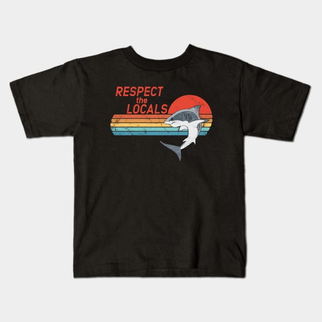 Respect the Locals Kids T-Shirt by NicGrayTees